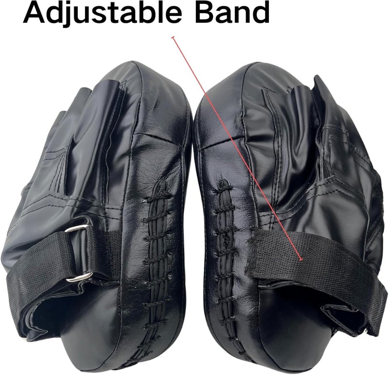 TLBTEK Taekwondo Kick Shield - Muay Thai MMA Karate Kickboxing Training Pads - Curved Leather Strike Shield - Image 5